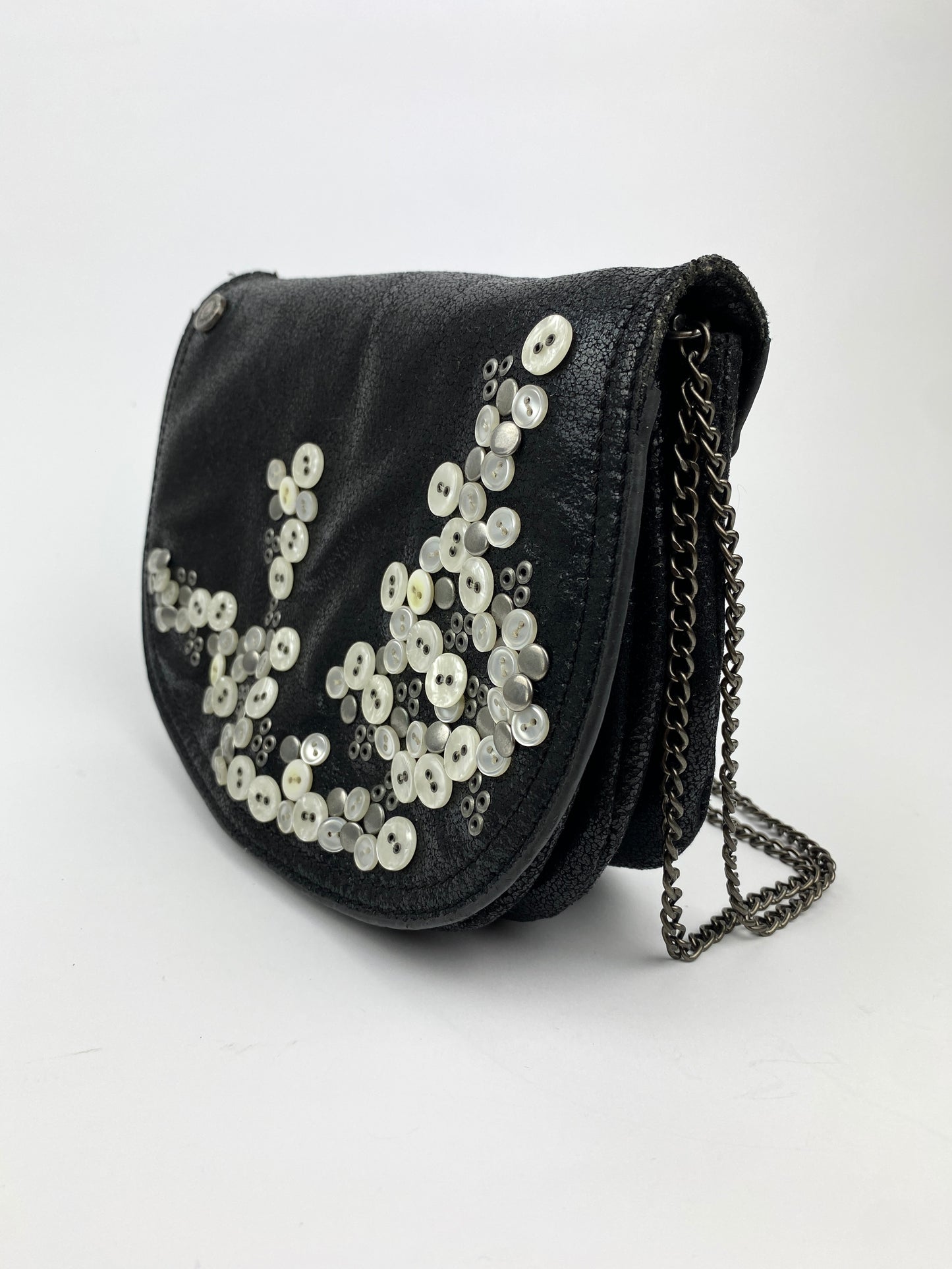 BUTTONS SHOULDER BAG