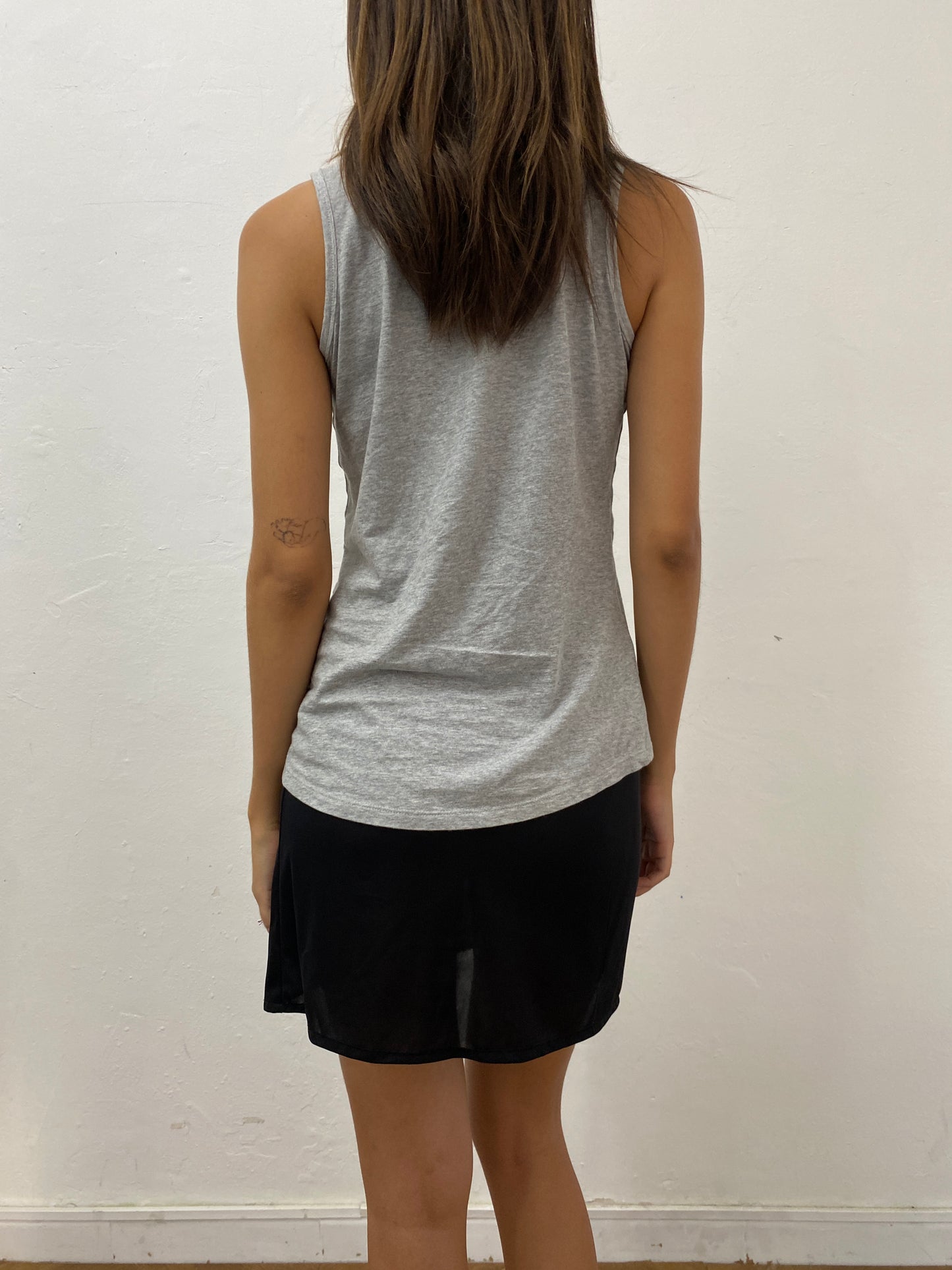GREY SEQUIN TANK TOP