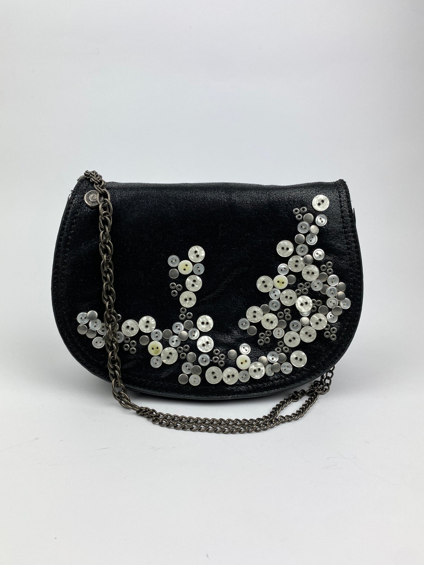 BUTTONS SHOULDER BAG