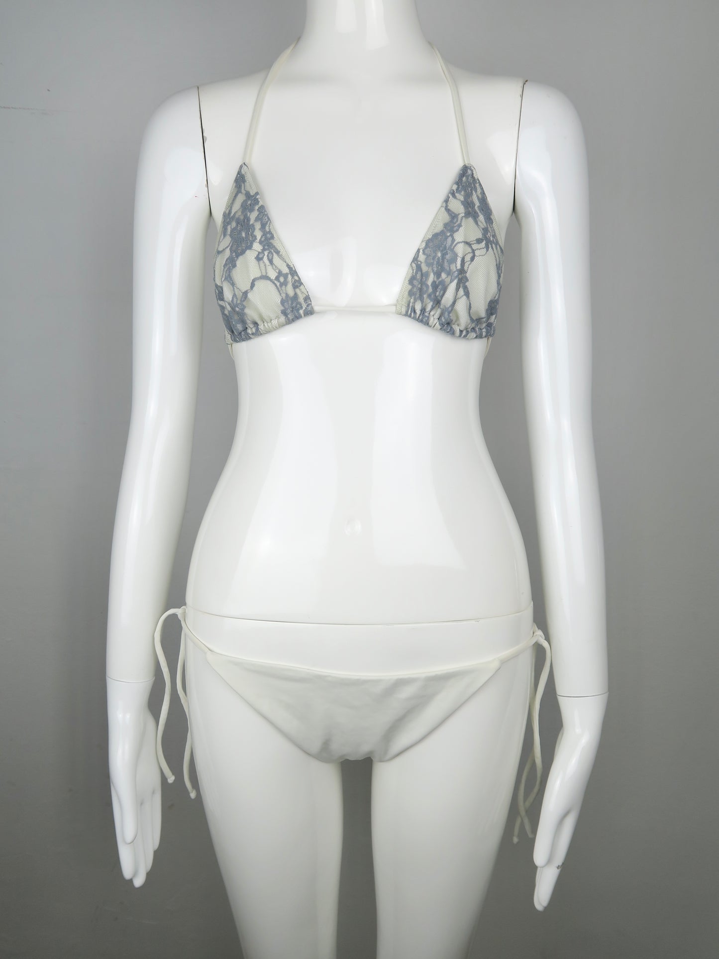 BLUE LACE BIKINI SET