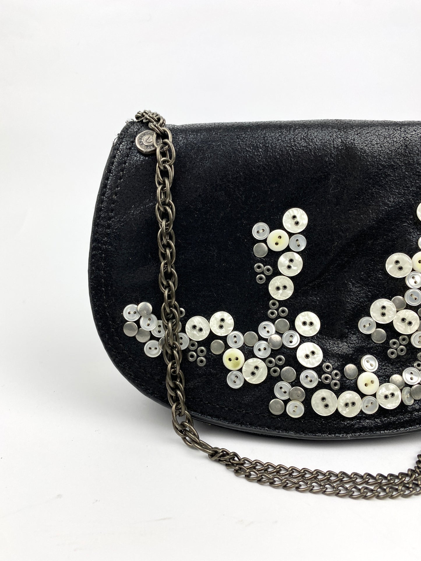 BUTTONS SHOULDER BAG