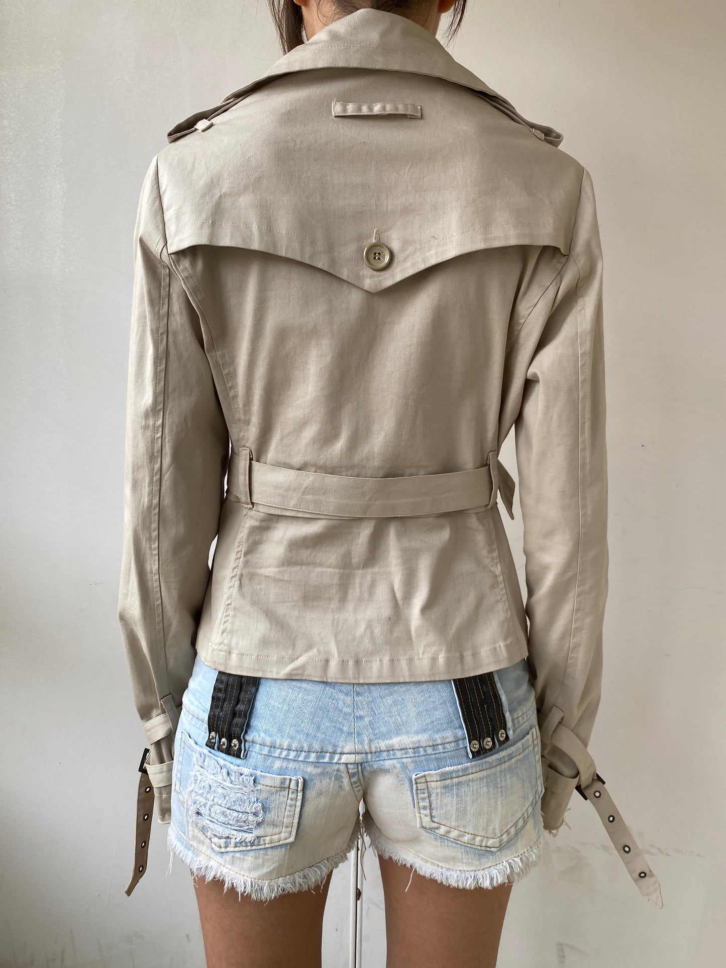 DENIM MICRO SHORTS