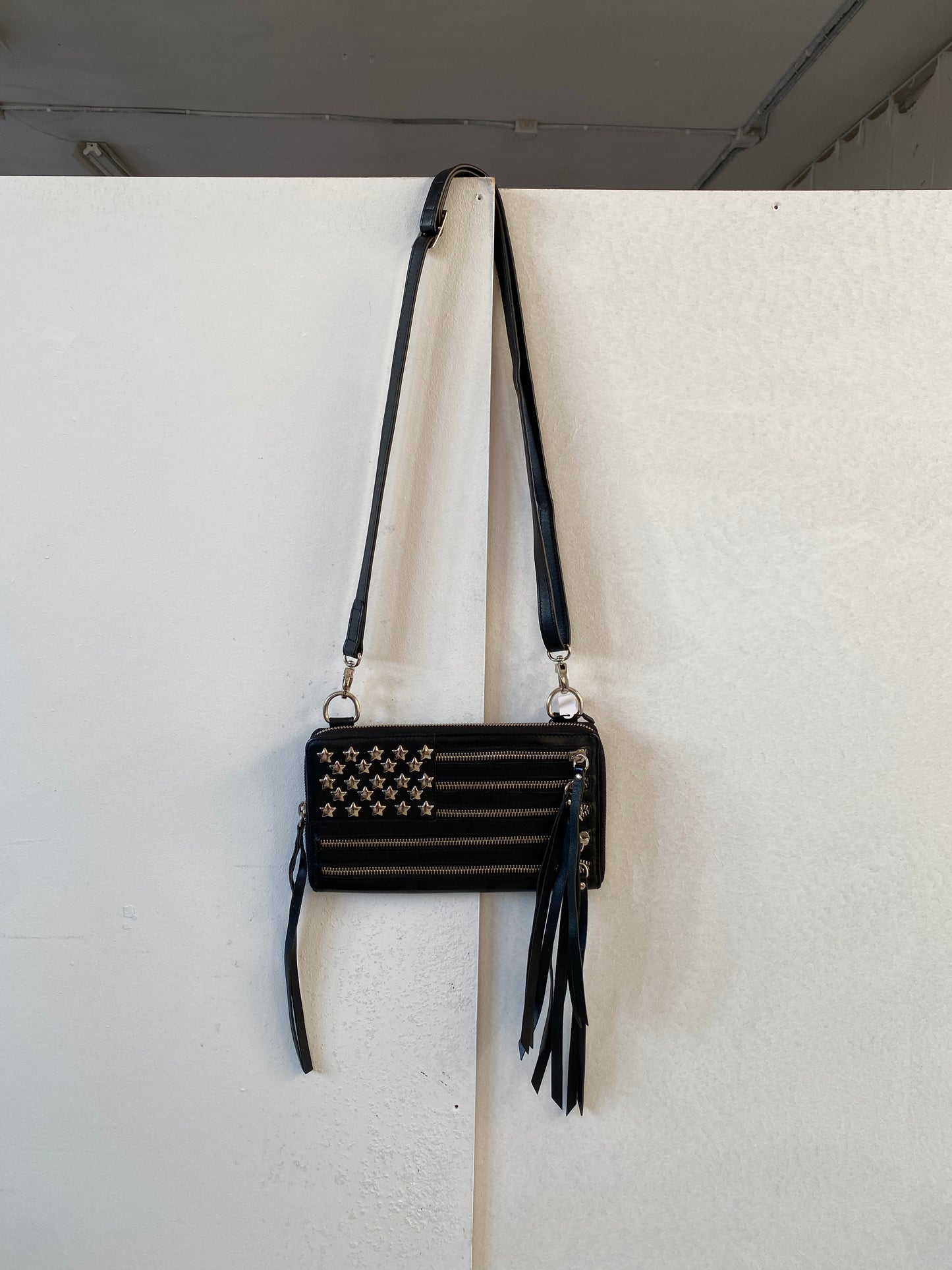 USA FLAG LEATHER BAG