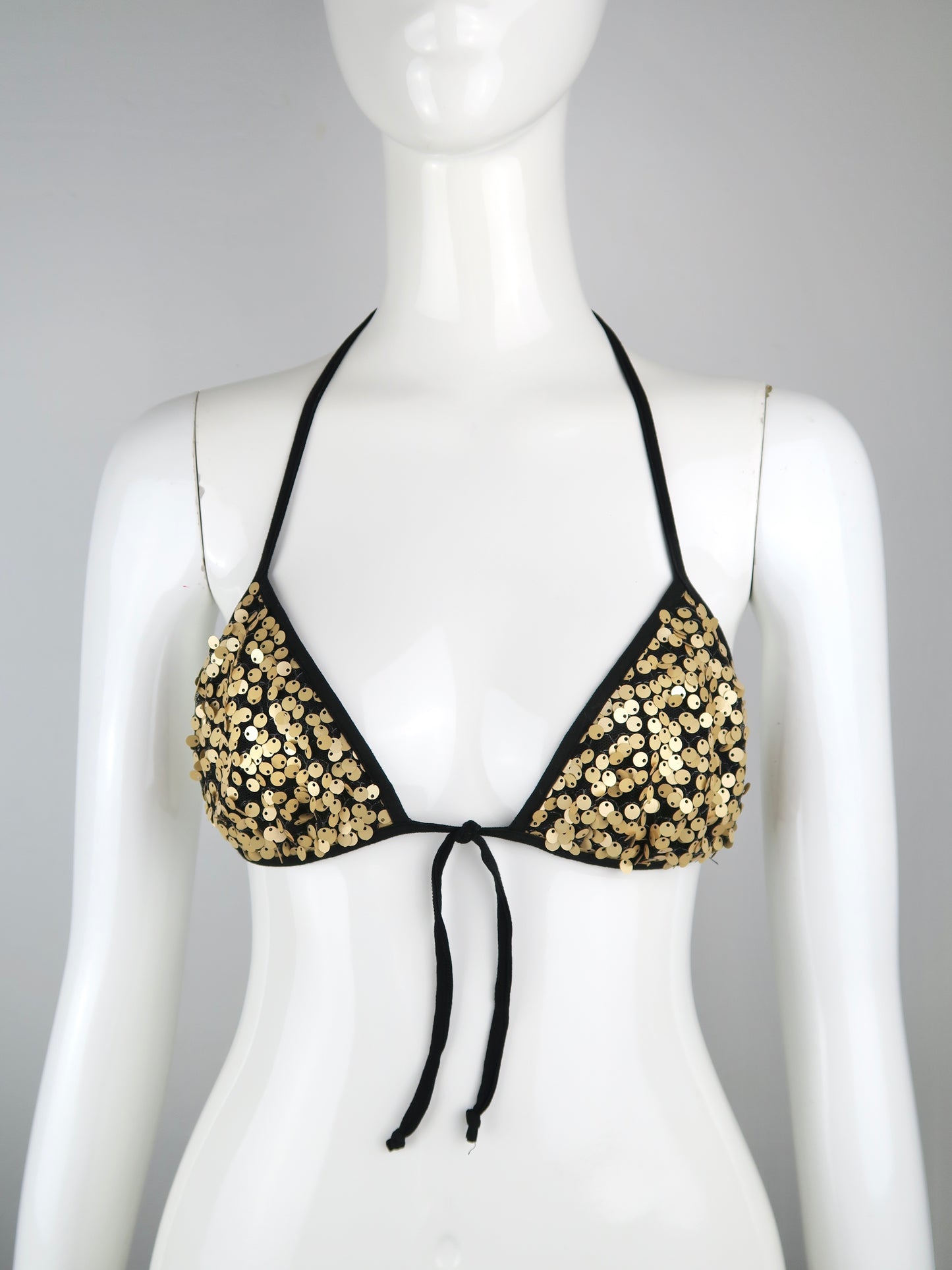 SEQUIN BIKINI TOP