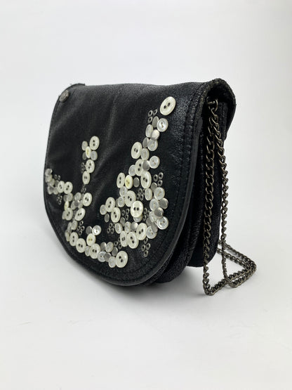 BUTTONS SHOULDER BAG