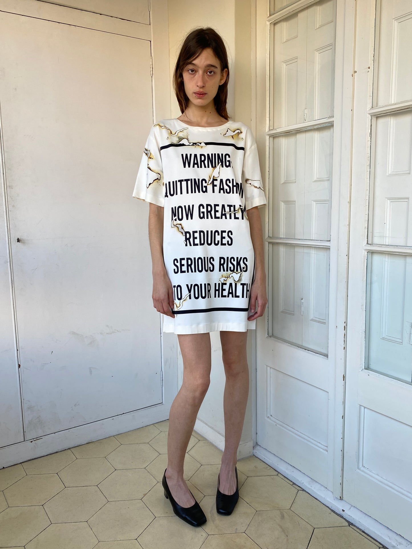 MOSCHINO COUTURE GRAPHIC DRESS