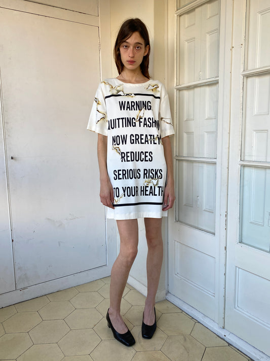 MOSCHINO COUTURE GRAPHIC DRESS