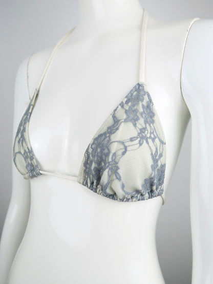 BLUE LACE BIKINI SET