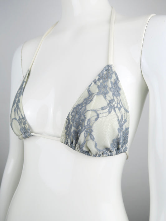 BLUE LACE BIKINI SET