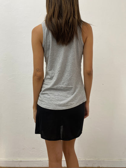 GREY SEQUIN TANK TOP