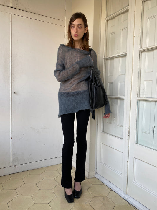 SHEER MOHAIR SWEATER
