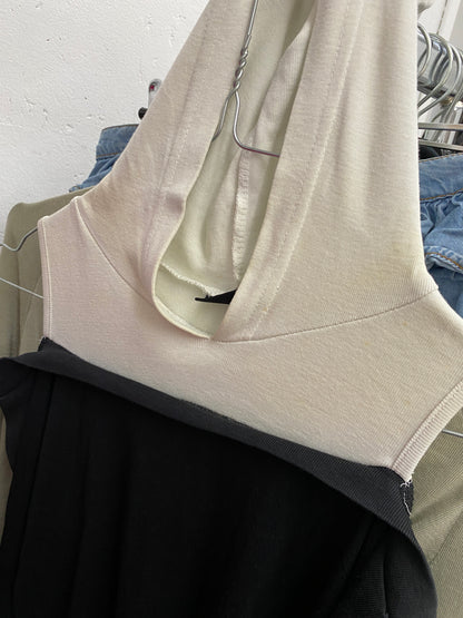 OFF-SHOULDER HOODIE TOP