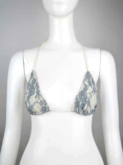 BLUE LACE BIKINI SET