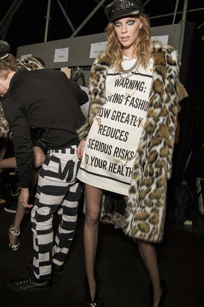 MOSCHINO COUTURE GRAPHIC DRESS