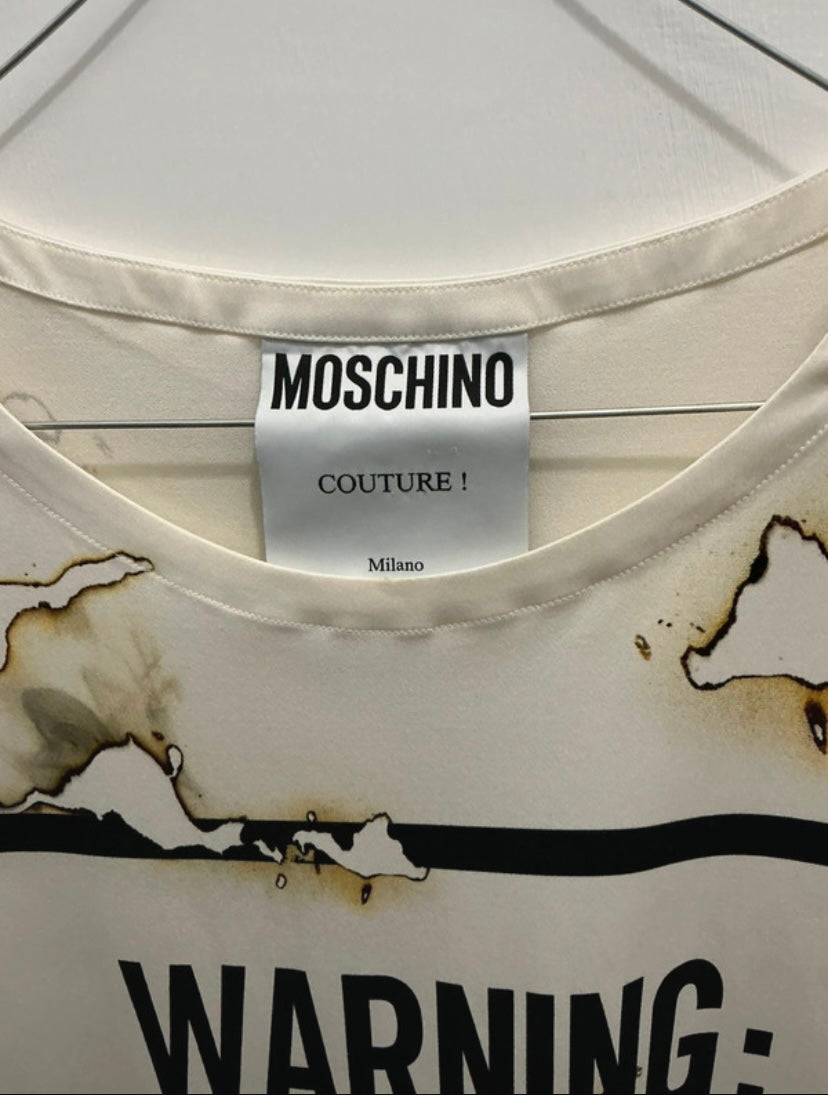 MOSCHINO COUTURE GRAPHIC DRESS