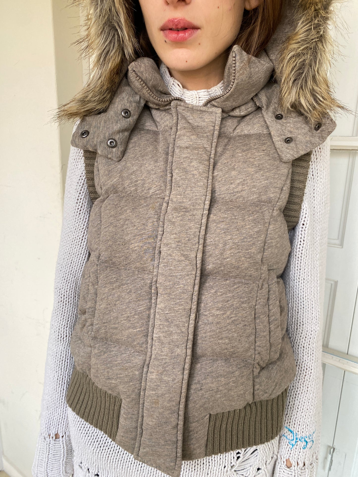 MAX AZRIA PUFFER VEST