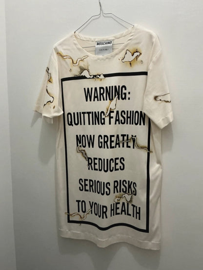 MOSCHINO COUTURE GRAPHIC DRESS