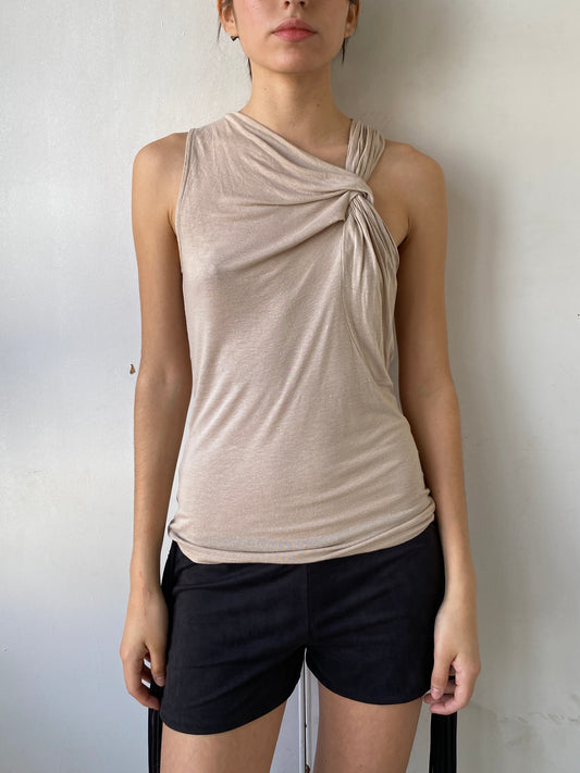 DRAPED KNOT TOP