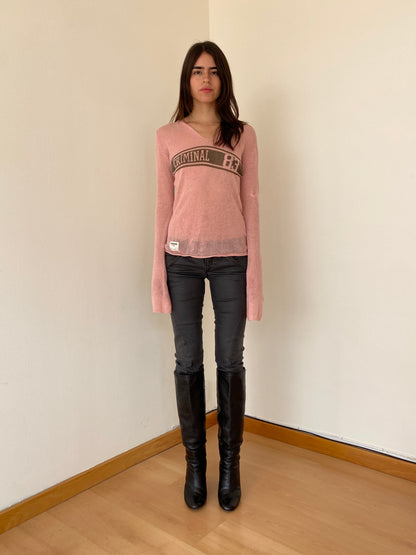CRIMINAL KNIT TOP