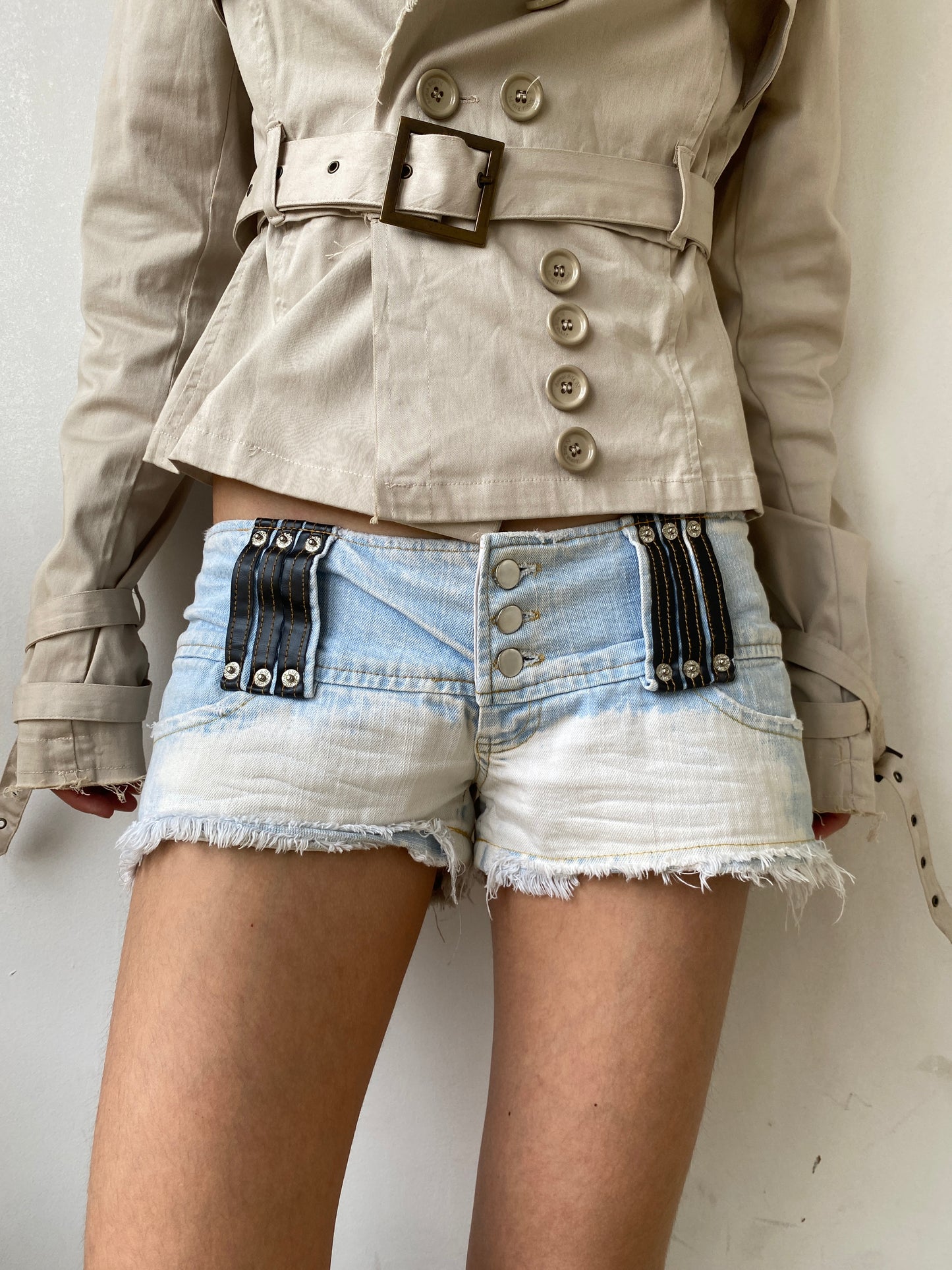 DENIM MICRO SHORTS
