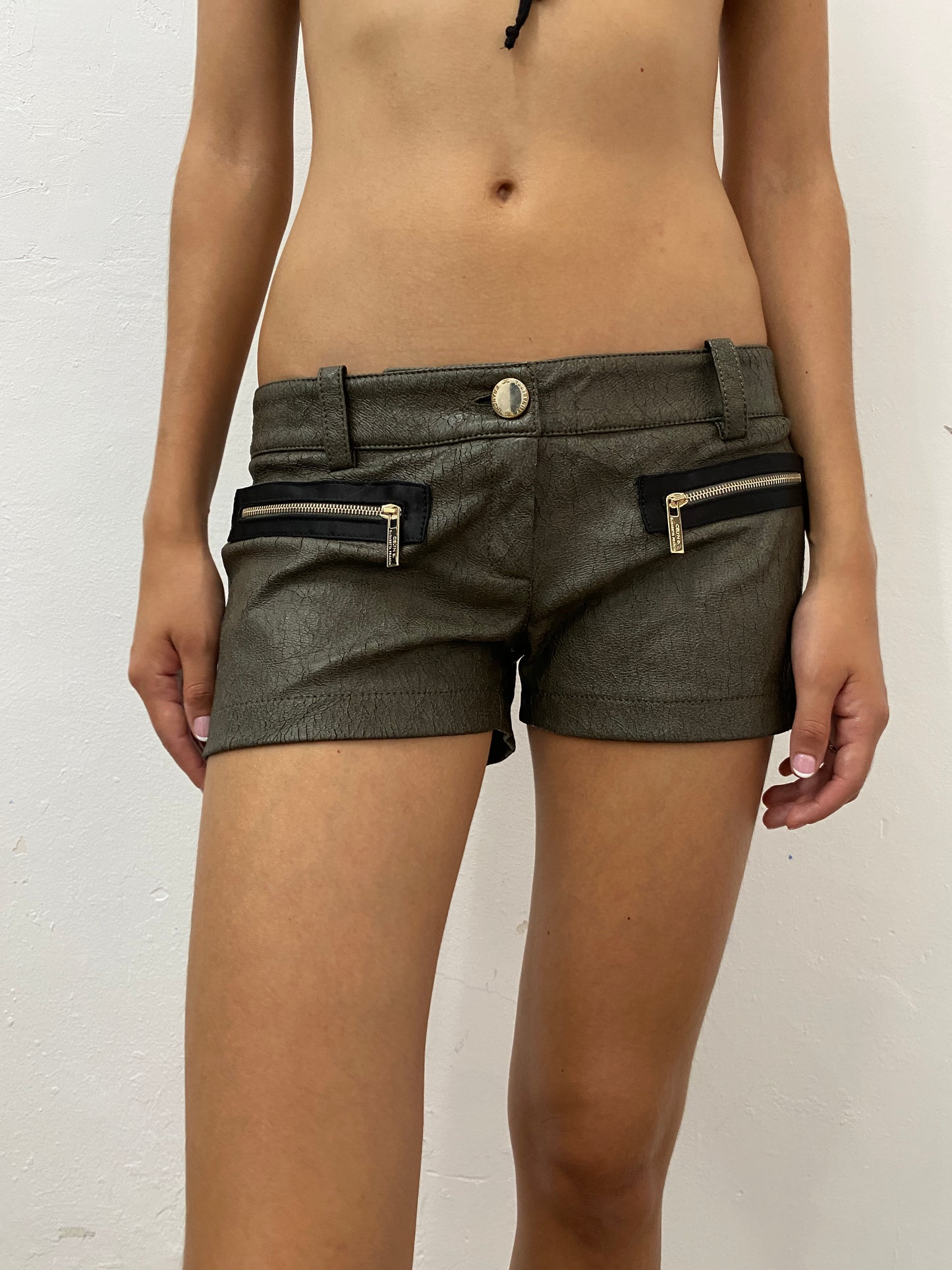 MINI LEATHER SHORTS