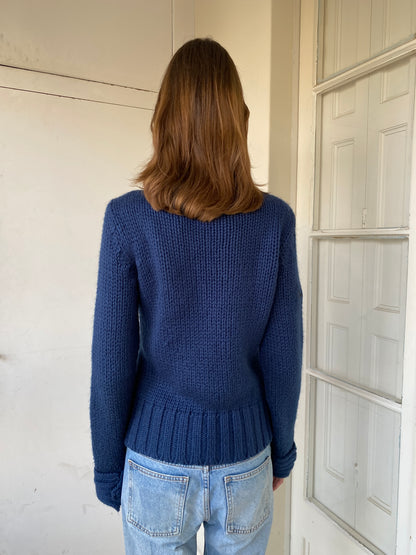 MILITARY PARADE ZIP SWEATER