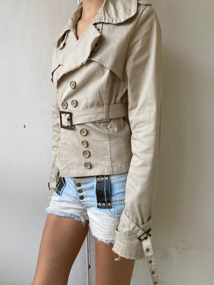 DENIM MICRO SHORTS