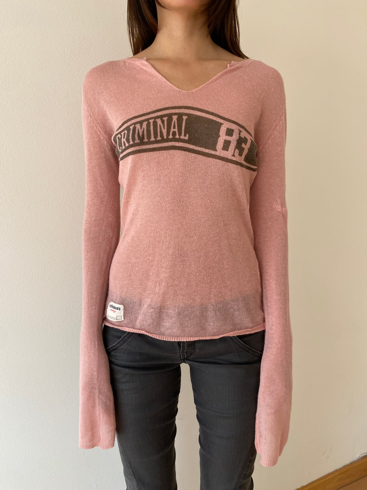 CRIMINAL KNIT TOP
