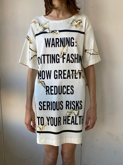 MOSCHINO COUTURE GRAPHIC DRESS