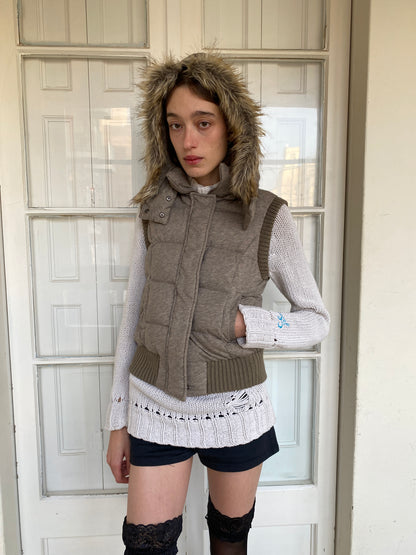 MAX AZRIA PUFFER VEST