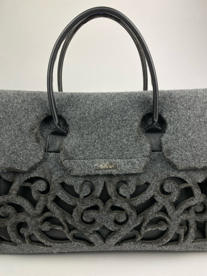CUTOUT FELT TOTE BAG
