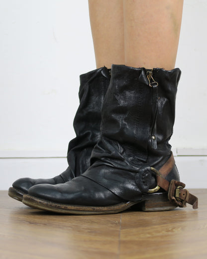 ITALIAND BRAND slouchy boots