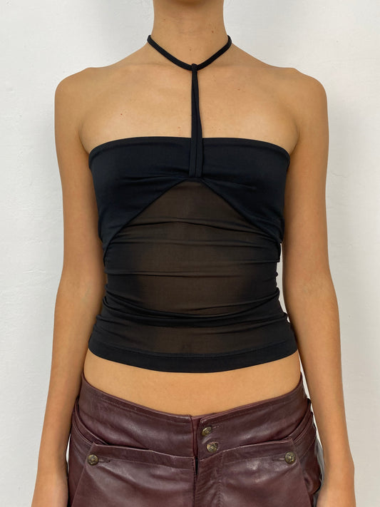 HALTER NECK STRAP TOP